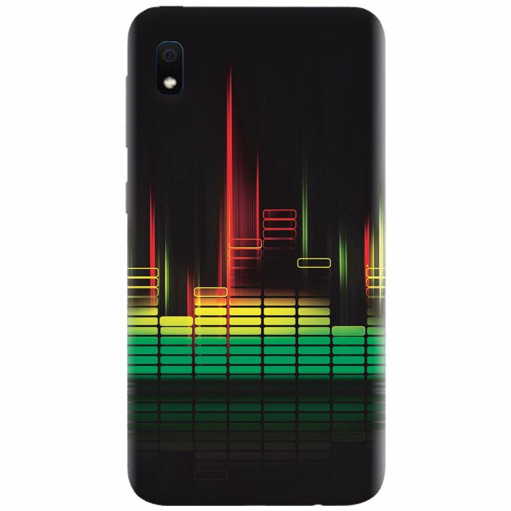 Husa silicon pentru Samsung Galaxy A10, Abstract Dj Sound System