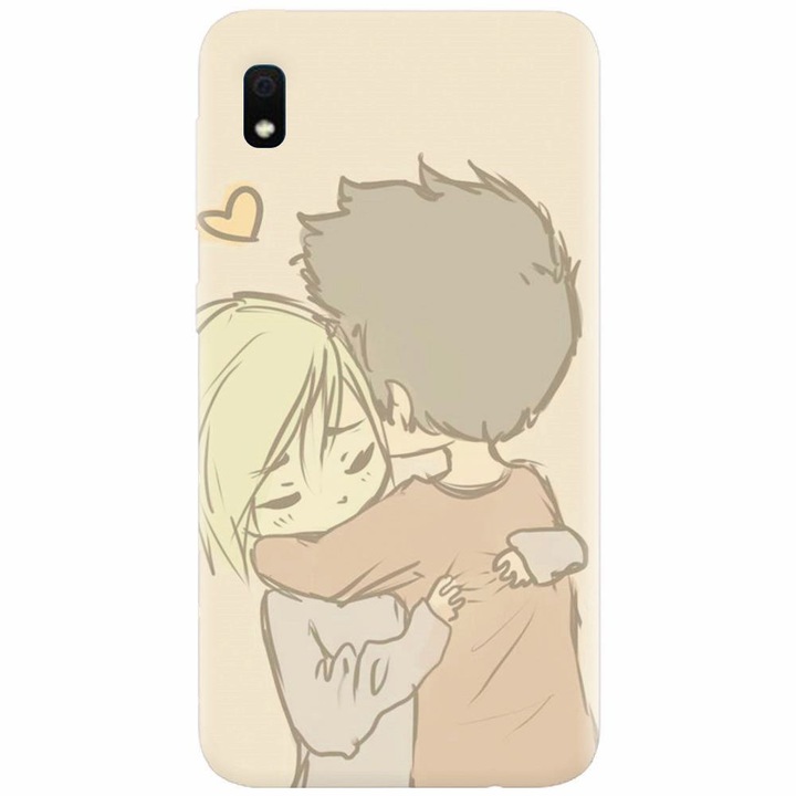 Силиконов калъф за Samsung Galaxy A10, Couple Hug