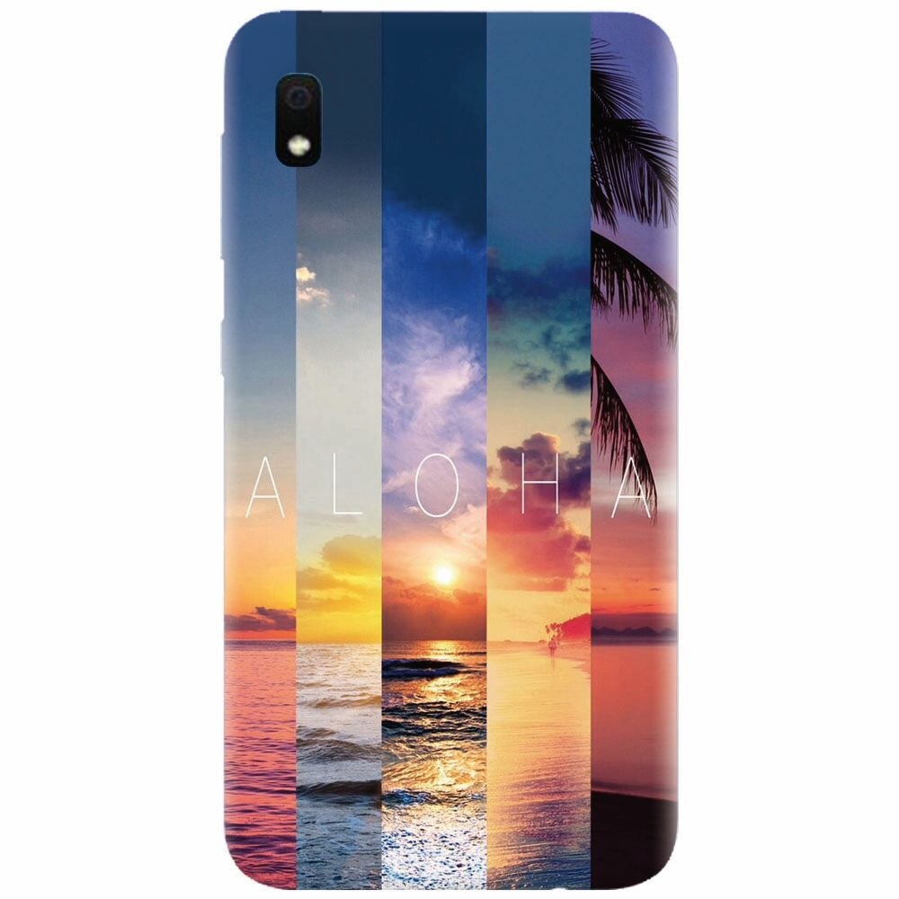 Husa silicon pentru Samsung Galaxy A10, Aloha Summer Stripes