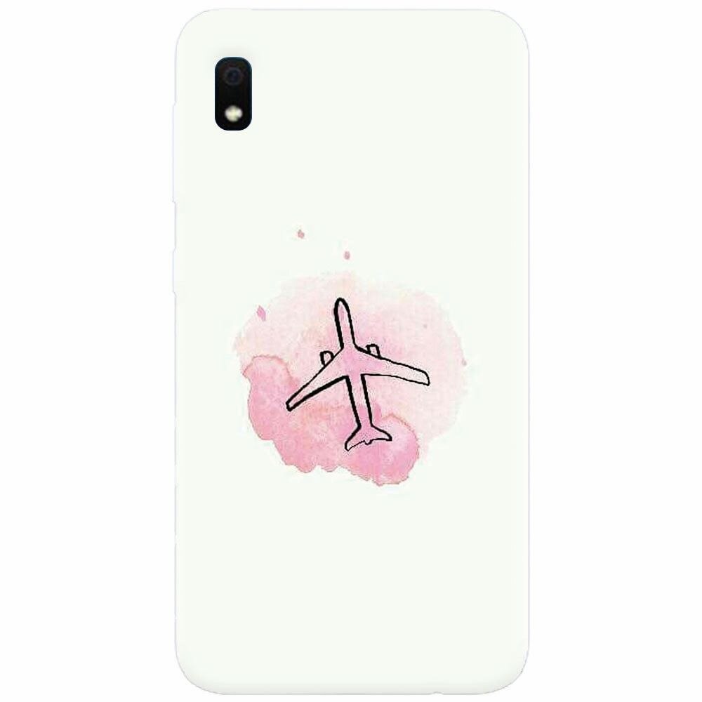 Husa silicon pentru Samsung Galaxy A10, Airplain