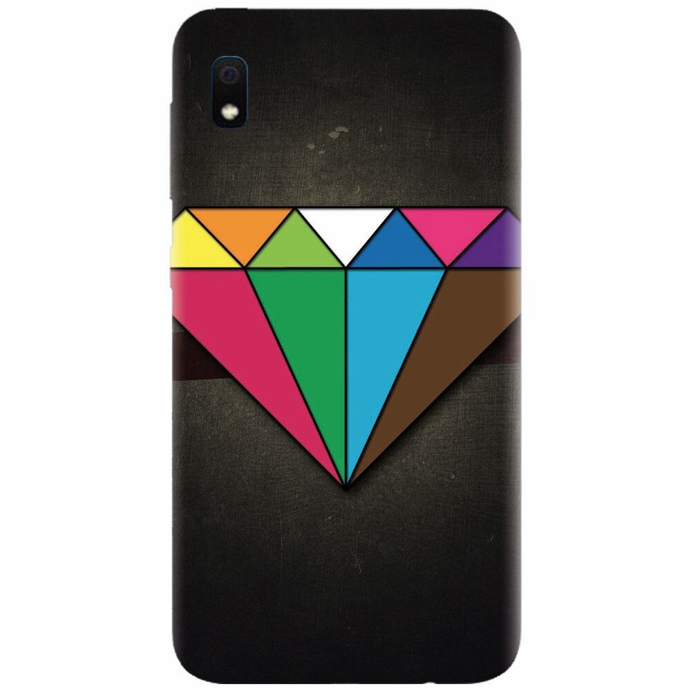Husa silicon pentru Samsung Galaxy A10, Colorful Diamond