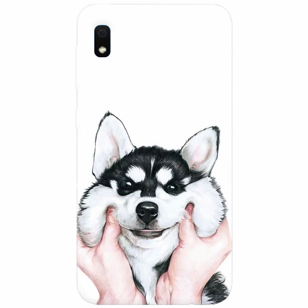 Husa silicon pentru Samsung Galaxy A10, Cute Dog 1