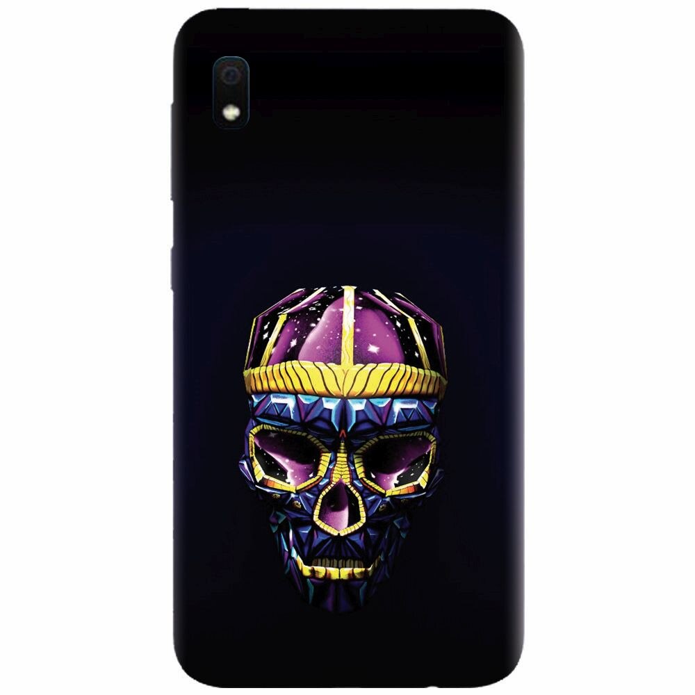 Husa silicon pentru Samsung Galaxy A10, Colorfull Skull