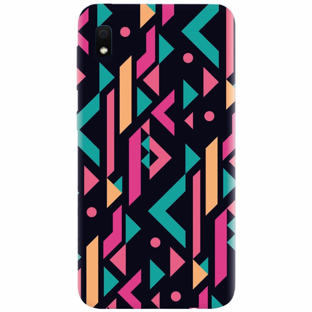 Husa silicon pentru Samsung Galaxy A10, Alien Geometrics