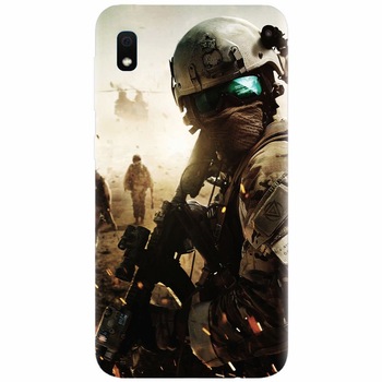 Husa silicon pentru Samsung Galaxy A10, Battlefield Husa silicon pentru Samsung Galaxy A10, Battlefield