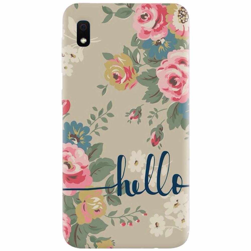 Husa silicon pentru Samsung Galaxy A10, Cute Flower Phone