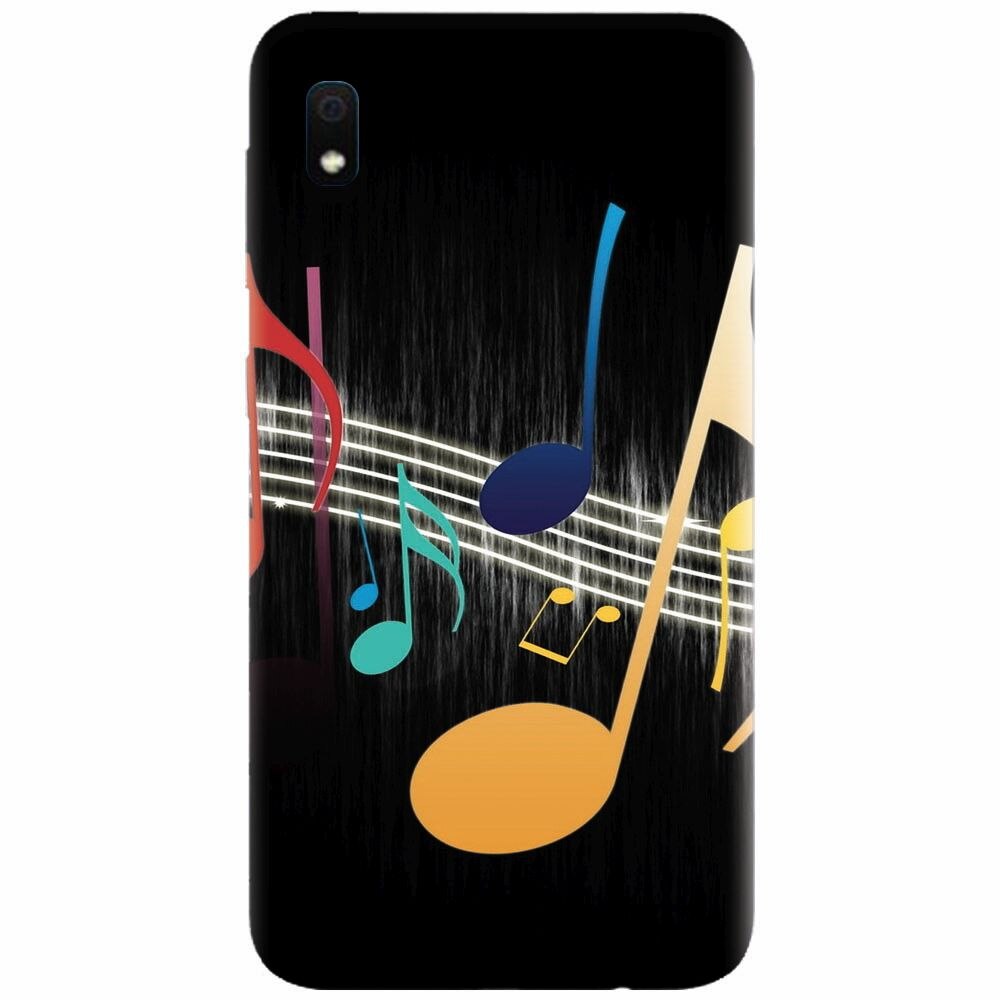 Husa silicon pentru Samsung Galaxy A10, Colorful Music
