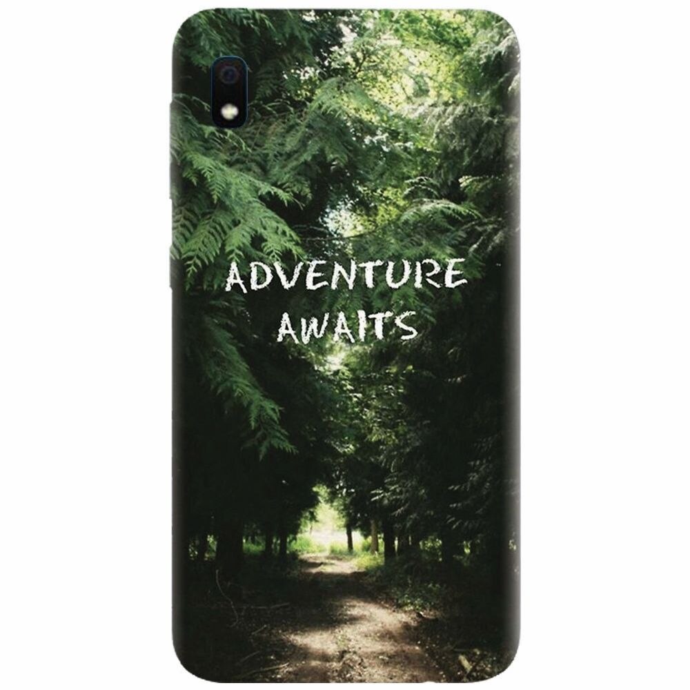 Husa silicon pentru Samsung Galaxy A10, Adventure Awaits Forest