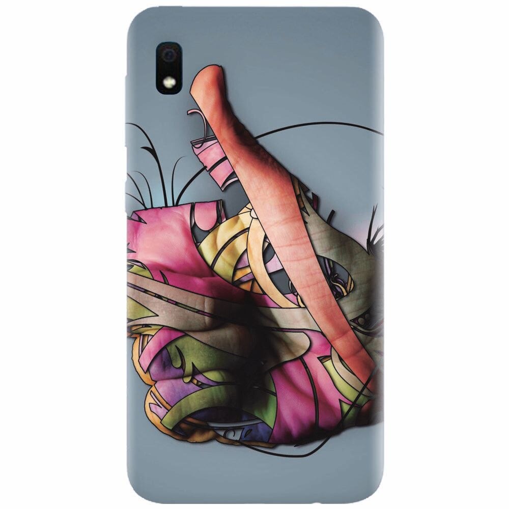 Husa silicon pentru Samsung Galaxy A10, Beautiful Hand Art