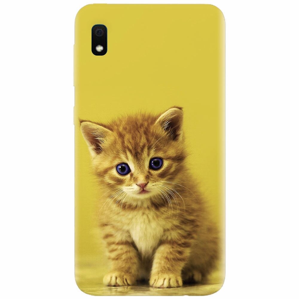 Husa silicon pentru Samsung Galaxy A10, Baby Kitten