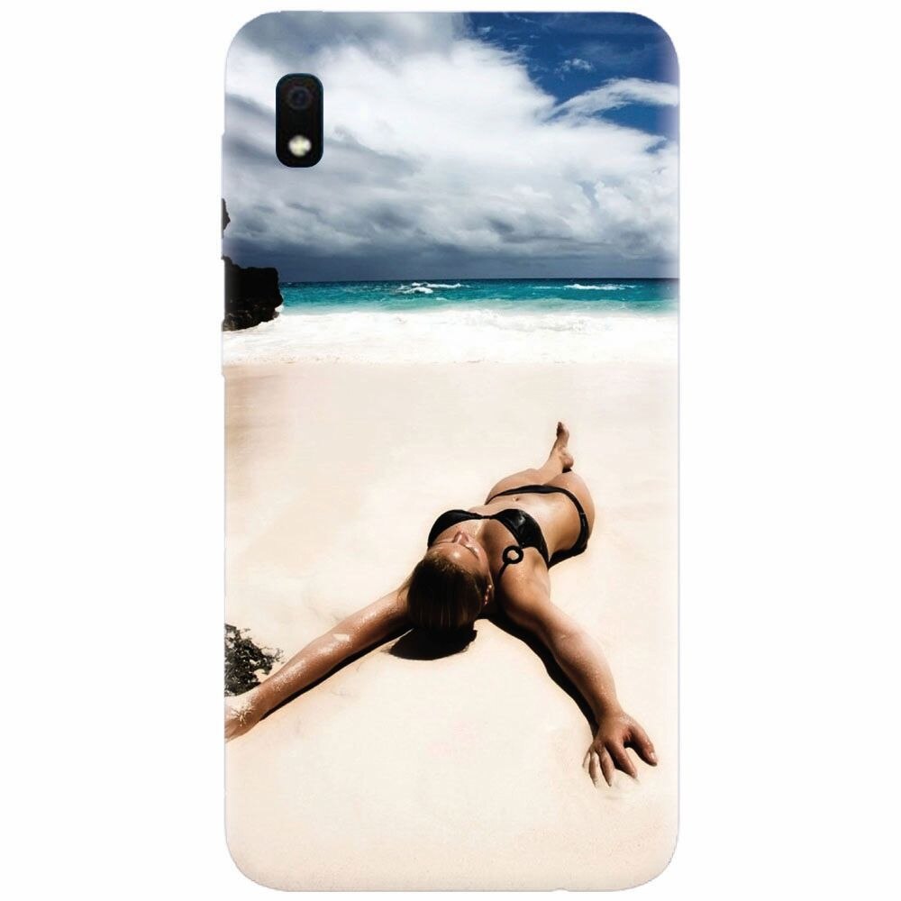 Husa silicon pentru Samsung Galaxy A10, Beach Lounging