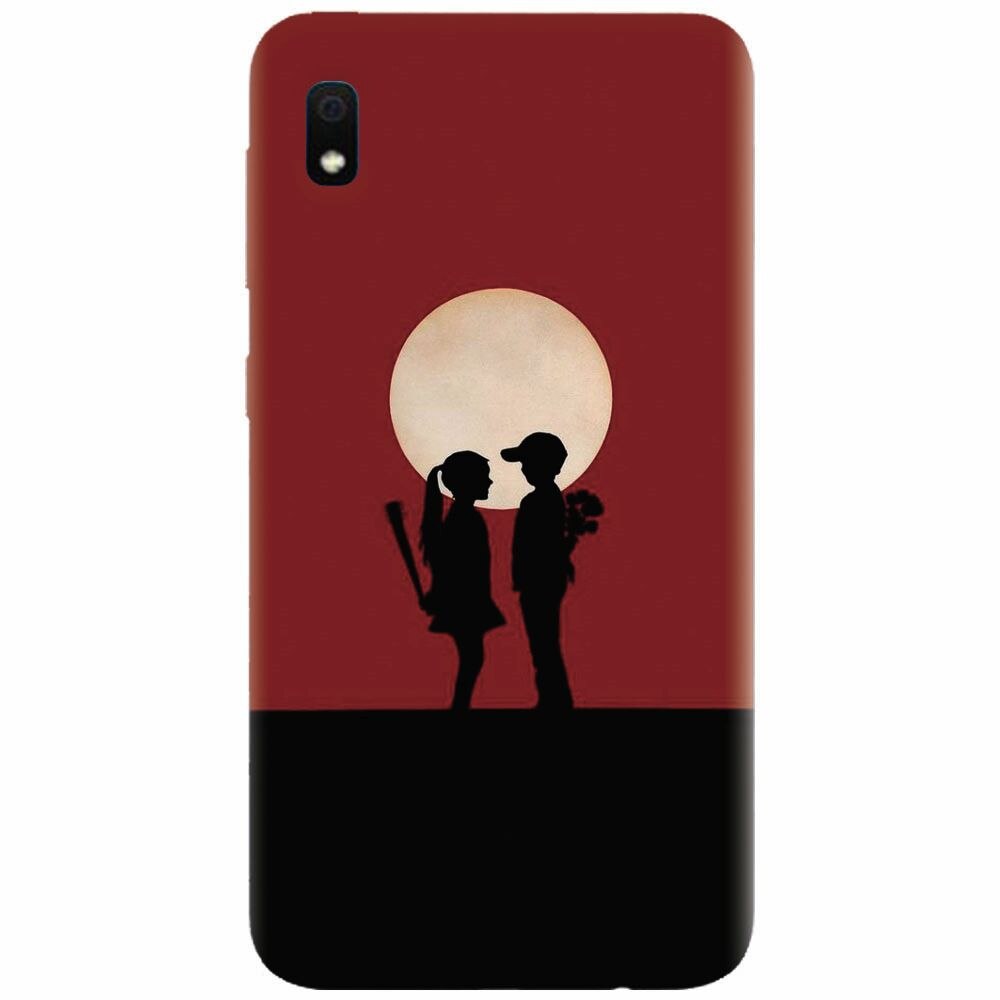 Husa silicon pentru Samsung Galaxy A10, Boy Girl Love Story