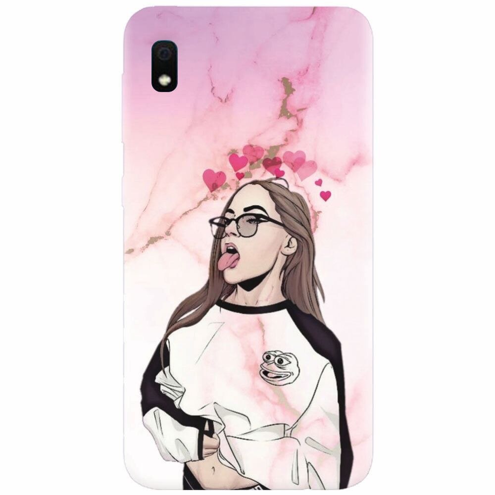 Husa silicon pentru Samsung Galaxy A10, Bad Girl