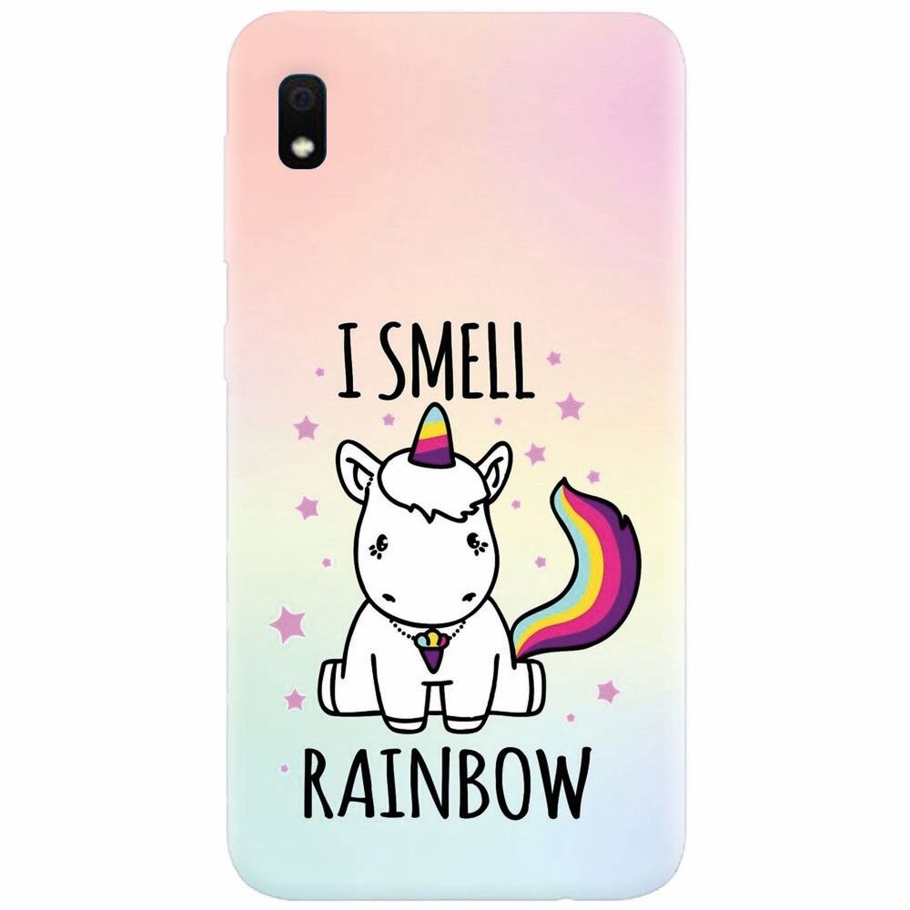 Husa silicon pentru Samsung Galaxy A10, I Smell Rainbow
