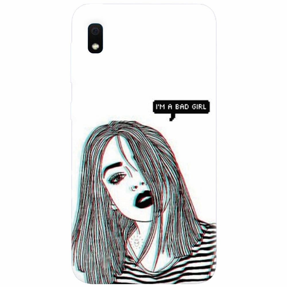 Husa silicon pentru Samsung Galaxy A10, Im A Bad Girl