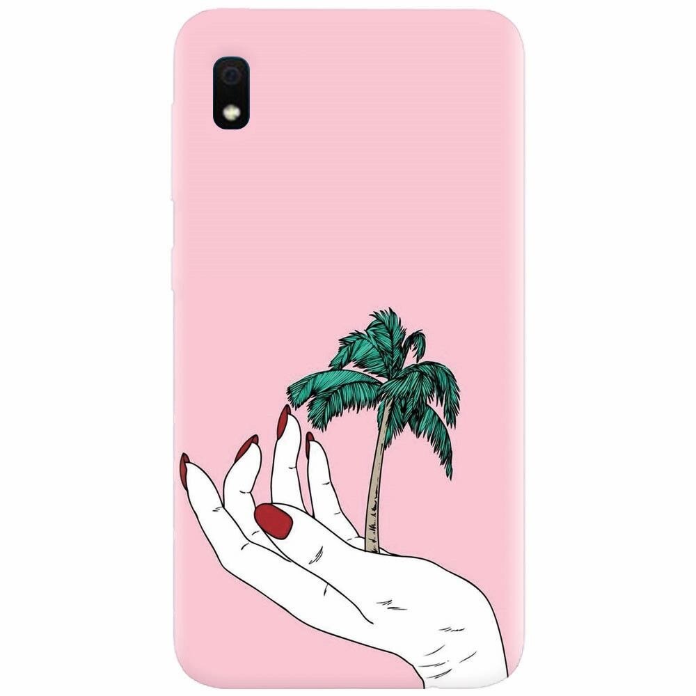 Husa silicon pentru Samsung Galaxy A10, Palm Tree