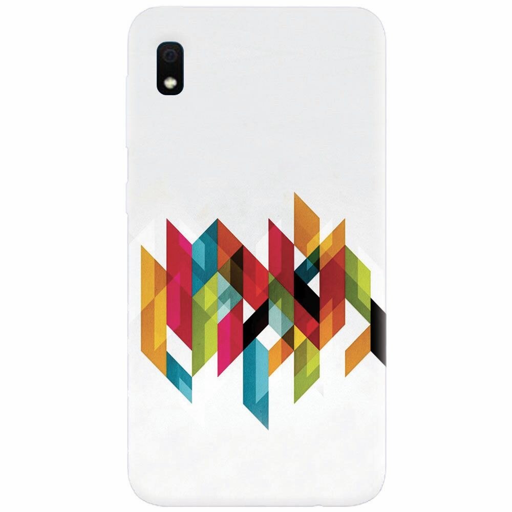 Husa silicon pentru Samsung Galaxy A10, Geometric