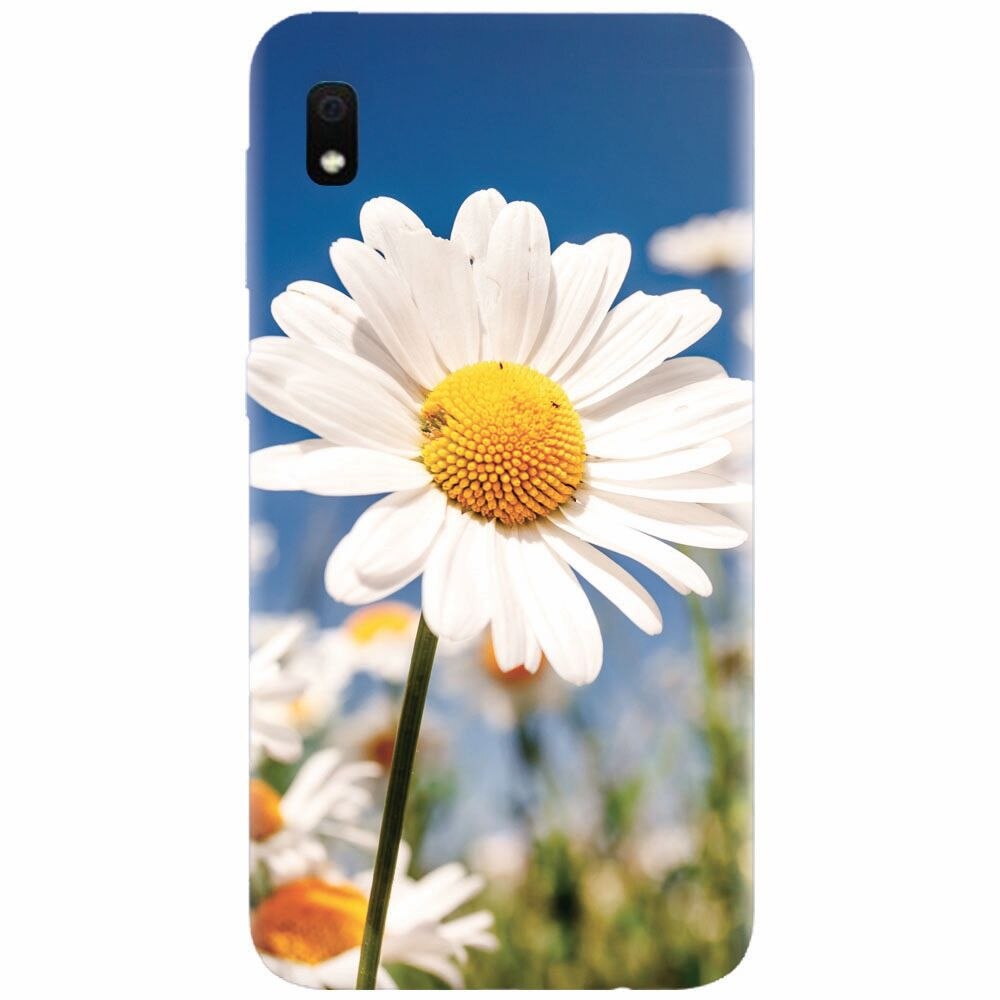Husa silicon pentru Samsung Galaxy A10, Daisies Field Flowers