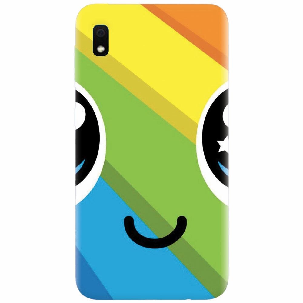 Husa silicon pentru Samsung Galaxy A10, Happy Face