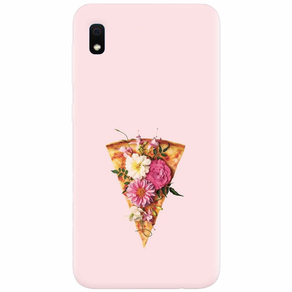 Husa silicon pentru Samsung Galaxy A10, Flower Pizza