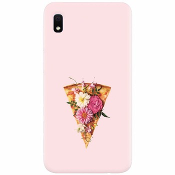 Husa silicon pentru Samsung Galaxy A10, Flower Pizza Husa silicon pentru Samsung Galaxy A10, Flower Pizza