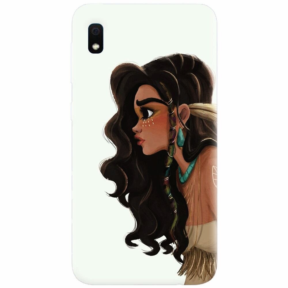 Husa silicon pentru Samsung Galaxy A10, Indian Girl