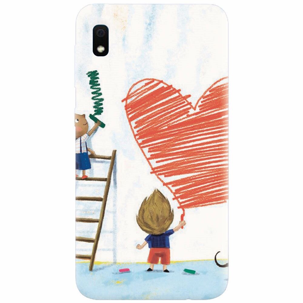 Husa silicon pentru Samsung Galaxy A10, I Love You Creatures