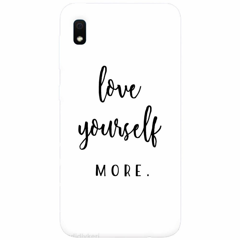 Husa silicon pentru Samsung Galaxy A10, Love Yourself More