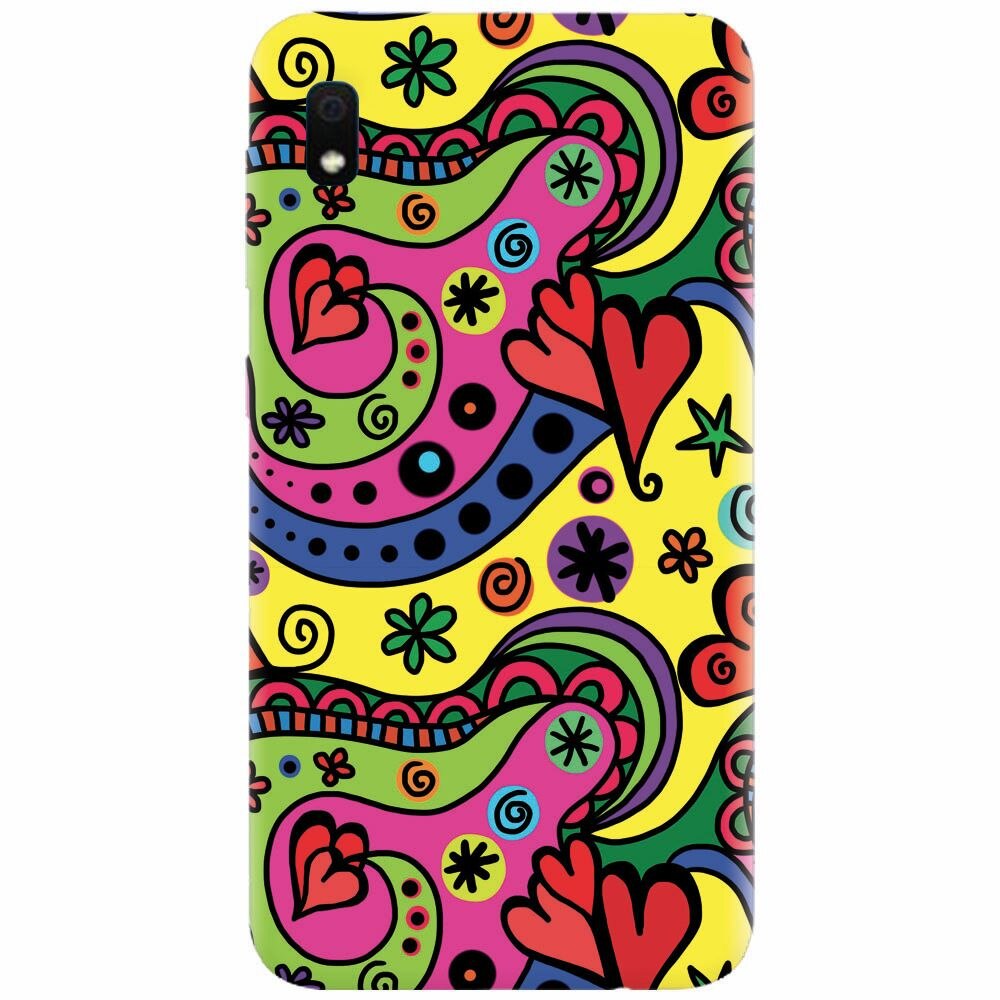 Husa silicon pentru Samsung Galaxy A10, Heart Color