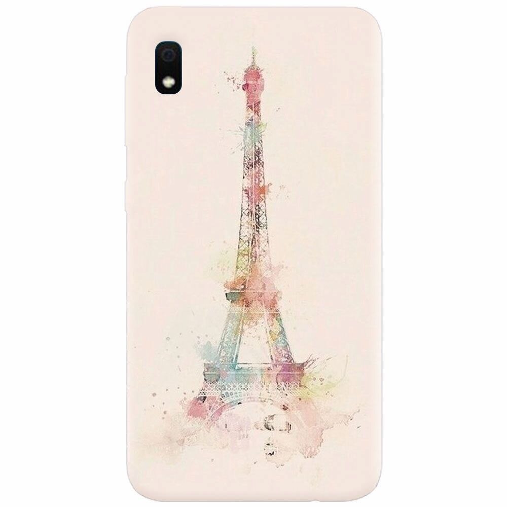 Husa silicon pentru Samsung Galaxy A10, Eiffel Tower 001