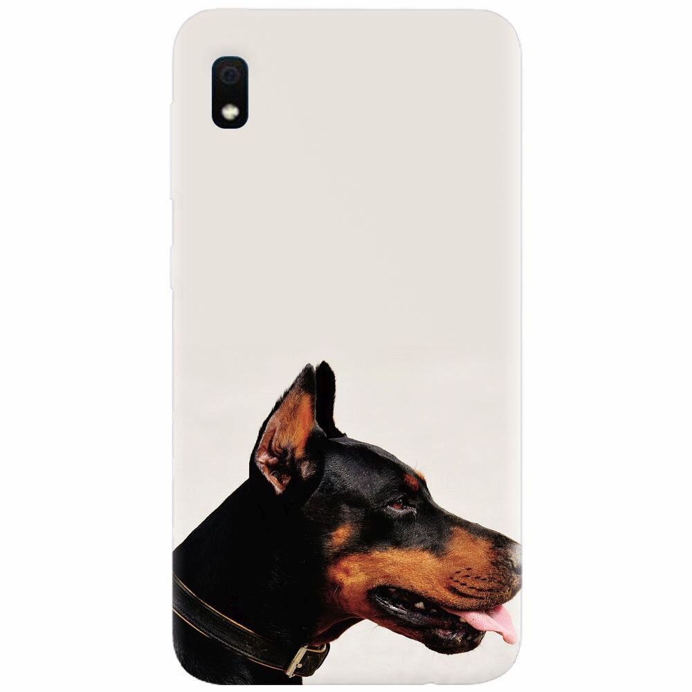 Husa silicon pentru Samsung Galaxy A10, Doberman