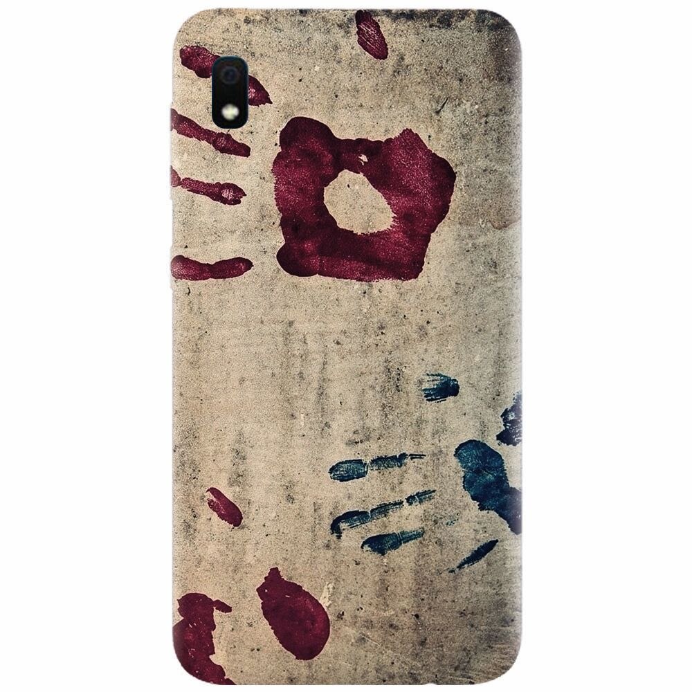 Husa silicon pentru Samsung Galaxy A10, Handprints
