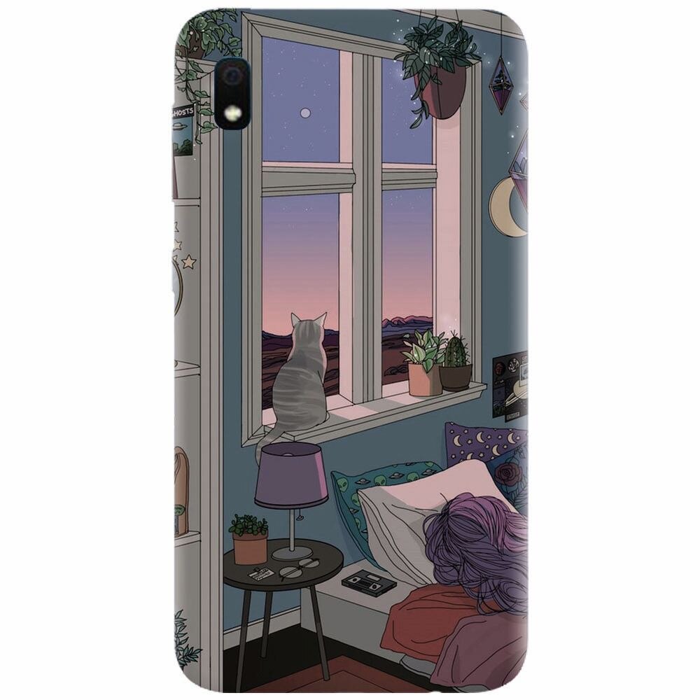 Husa silicon pentru Samsung Galaxy A10, Girl Room
