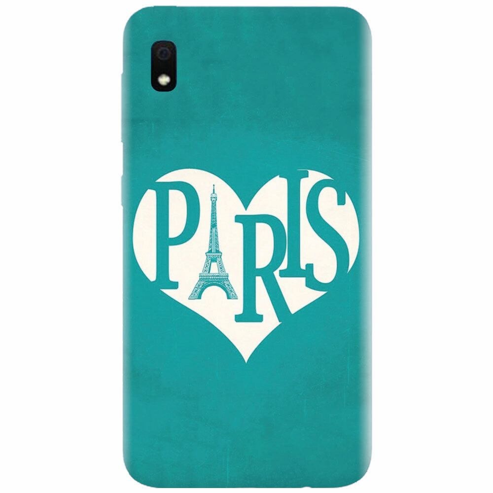 Husa silicon pentru Samsung Galaxy A10, I Love Paris