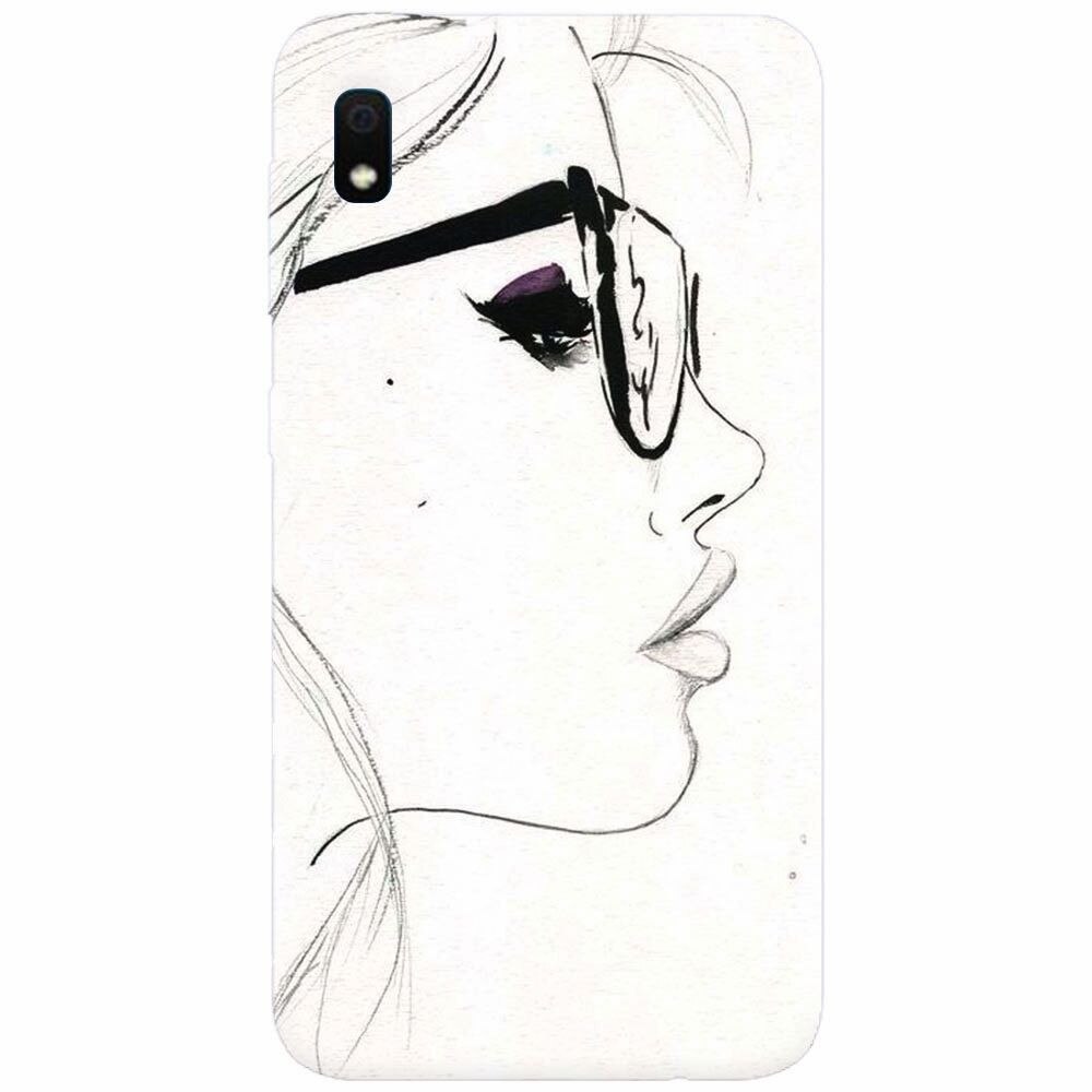 Husa silicon pentru Samsung Galaxy A10, Girl Face