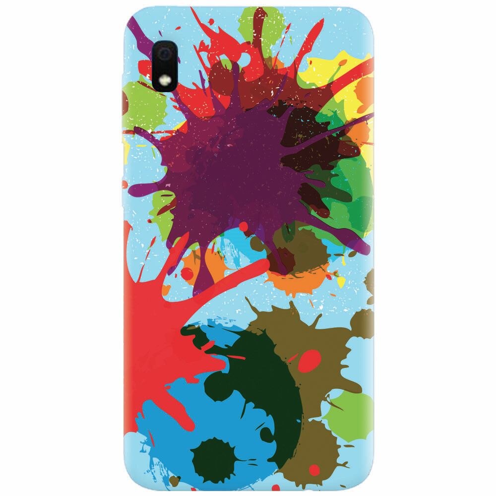 Husa silicon pentru Samsung Galaxy A10, Holi Splash