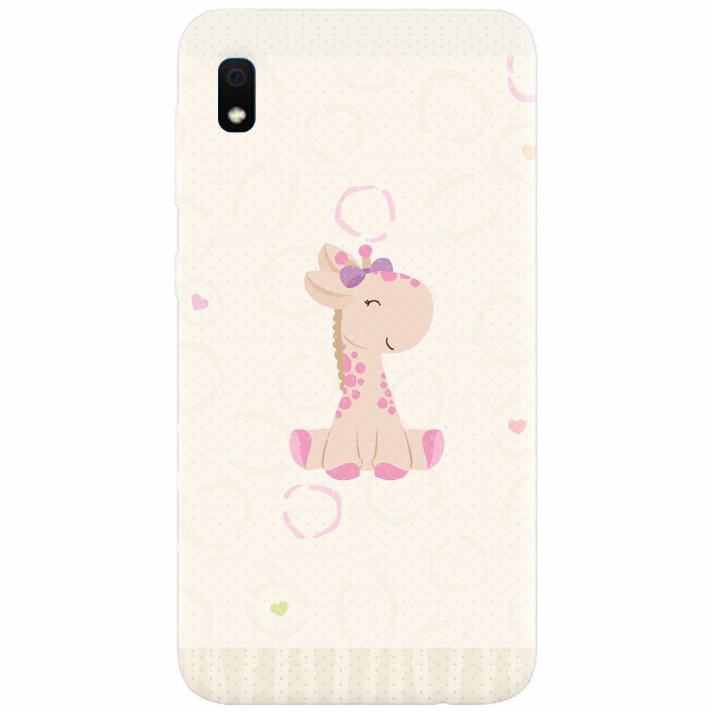 Husa silicon pentru Samsung Galaxy A10, Giraffe Cute