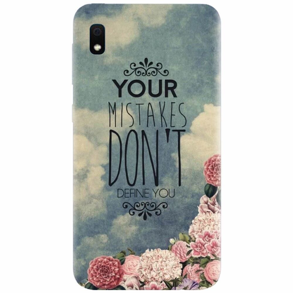 Husa silicon pentru Samsung Galaxy A10, Your Mistakes Dont Define You