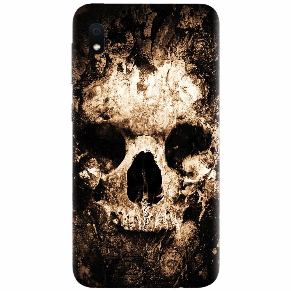 Husa silicon pentru Samsung Galaxy A10, Zombie Skull