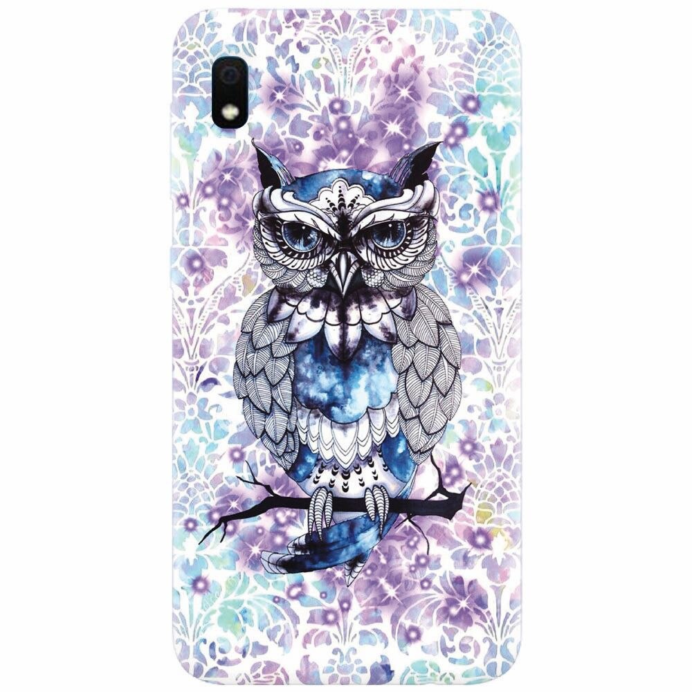 Husa silicon pentru Samsung Galaxy A10, Abstract Owl