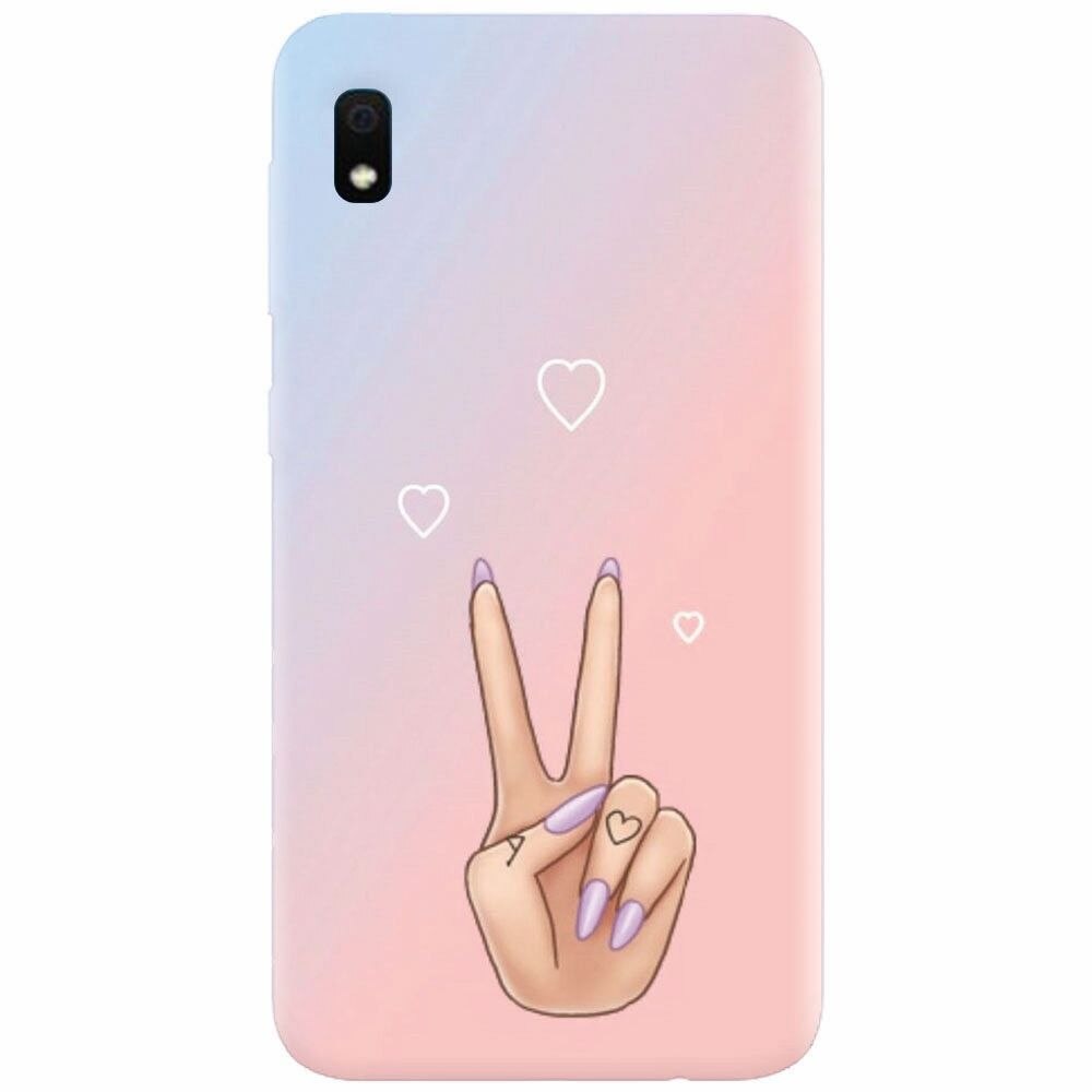 Husa silicon pentru Samsung Galaxy A10, Victory Love