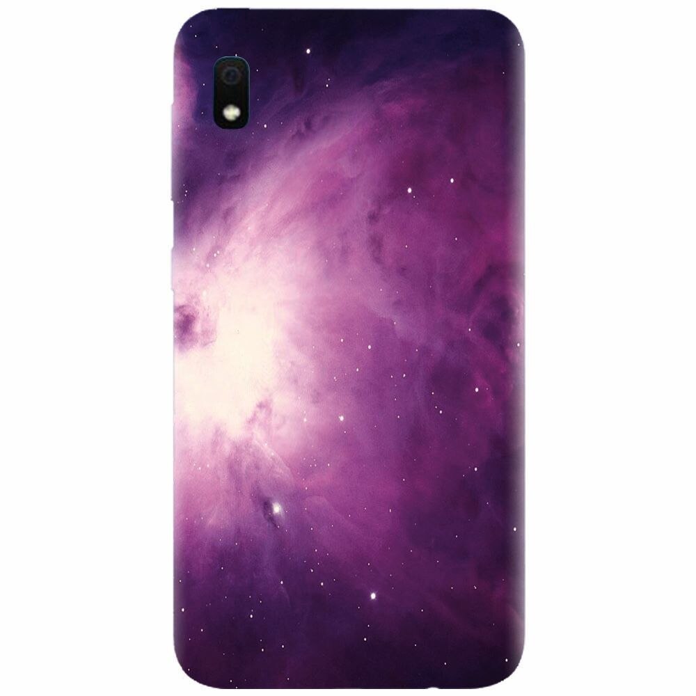 Husa silicon pentru Samsung Galaxy A10, Purple Supernova Nebula Explosion
