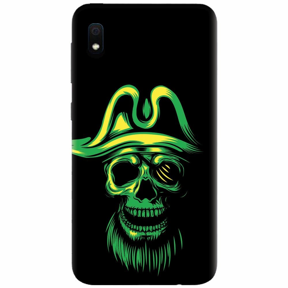 Husa silicon pentru Samsung Galaxy A10, Pirate Skull