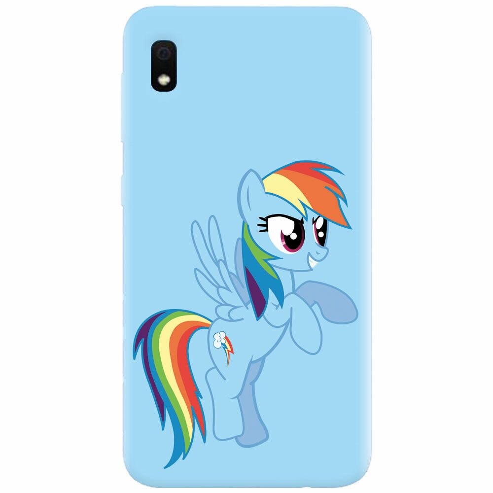 Husa silicon pentru Samsung Galaxy A10, Rainbow Dash
