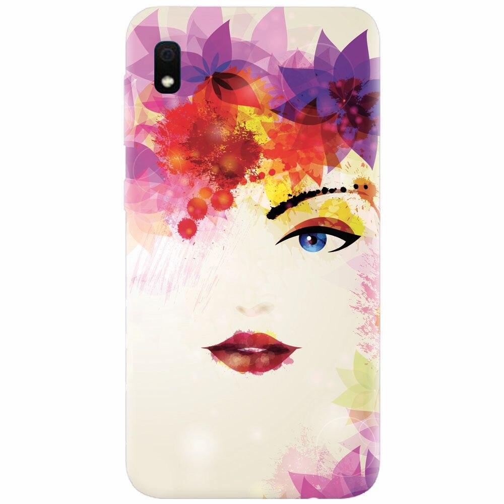 Husa silicon pentru Samsung Galaxy A10, Pretty Face