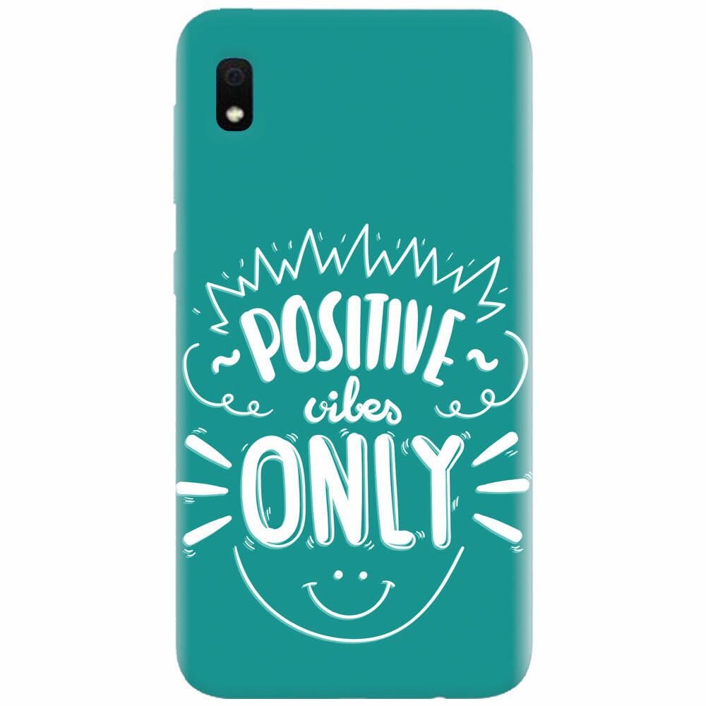 Husa silicon pentru Samsung Galaxy A10, Positive Vibes