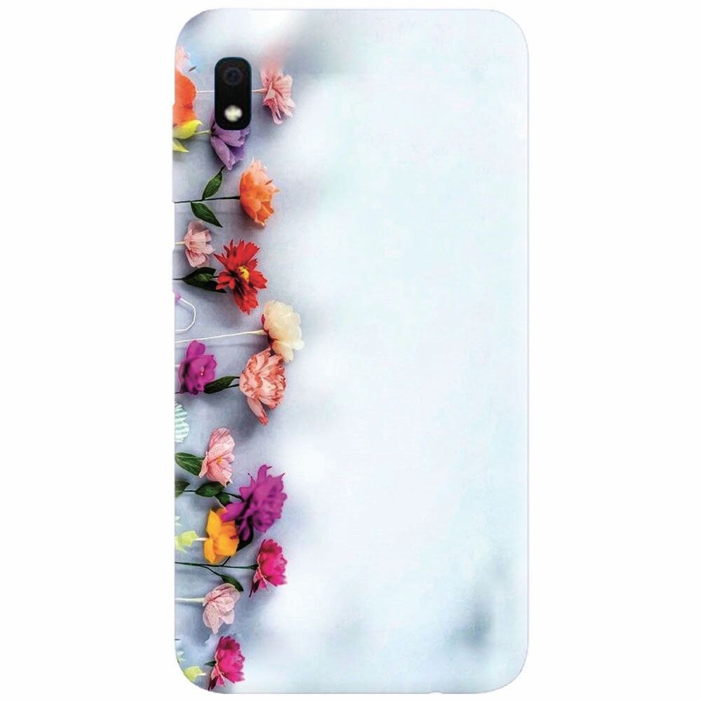 Husa silicon pentru Samsung Galaxy A10, Flowers