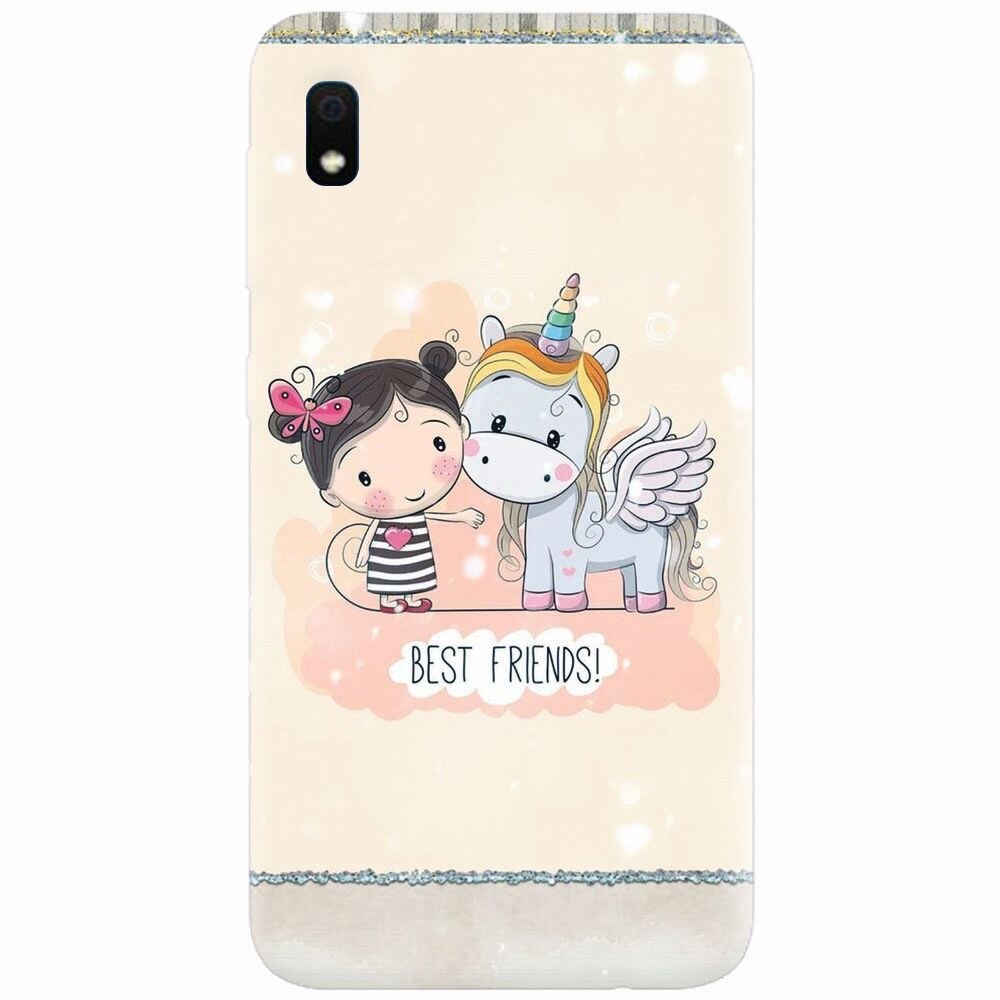 Husa silicon pentru Samsung Galaxy A10, Best Friends