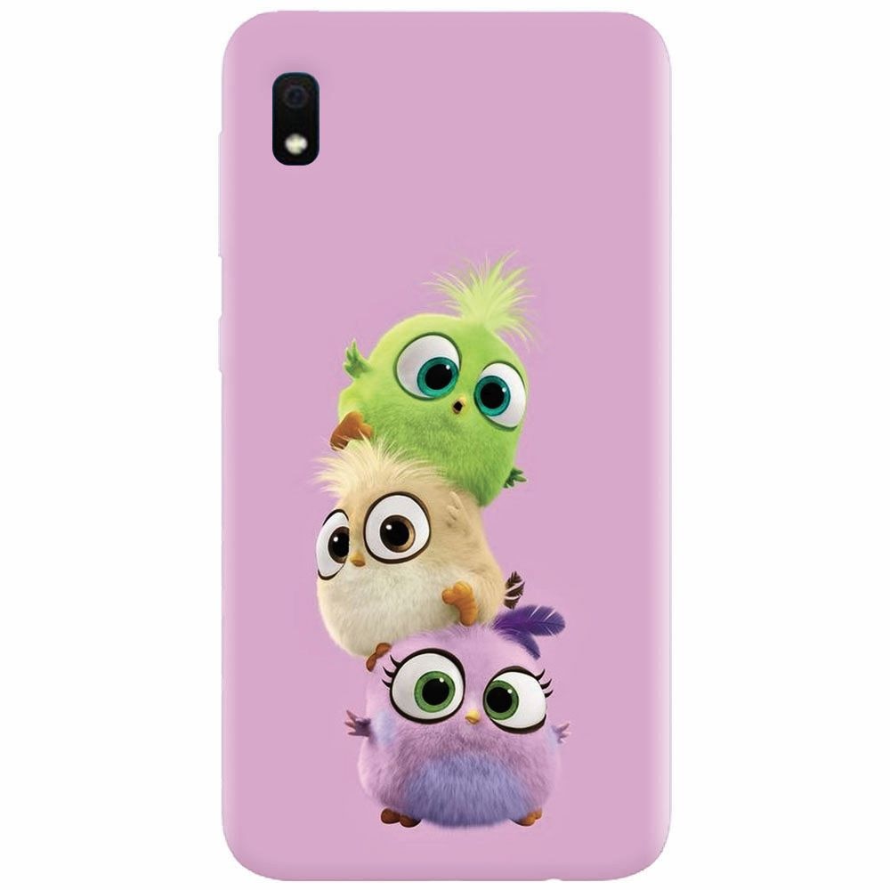 Husa silicon pentru Samsung Galaxy A10, Baby Birds