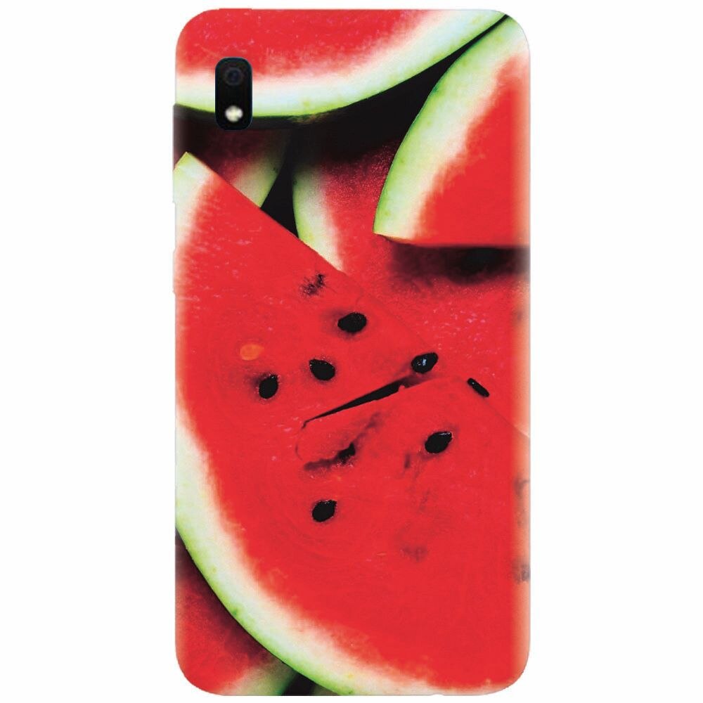 Husa silicon pentru Samsung Galaxy A10, S Of Watermelon Slice
